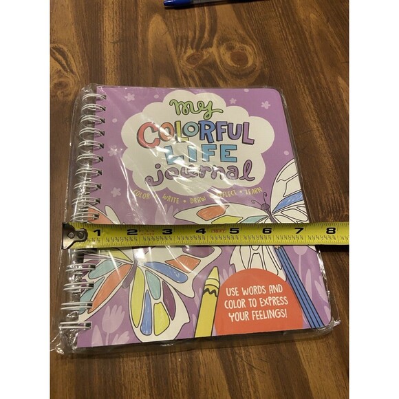 Journal NWT Colorful Life Guided Writing Book Ages 7 + Peaceable Kingdom - Picture 4 of 5